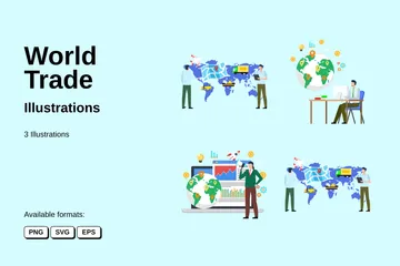 World Trade Illustration Pack