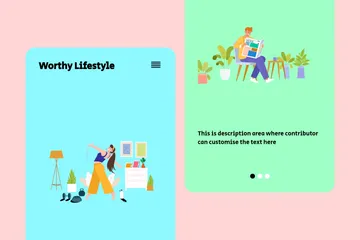 Worthy Lifestyle Illustration Pack