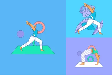 Yoga Illustrationspack