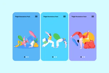 Yoga Pack d'Illustrations