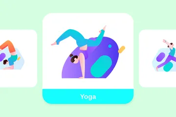 Yoga Pack d'Illustrations