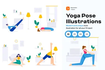 Yoga Pack d'Illustrations