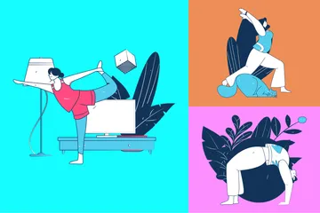 Yoga Illustrationspack