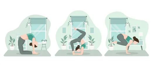 Yoga Pack d'Illustrations
