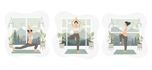 Yoga Illustration Pack