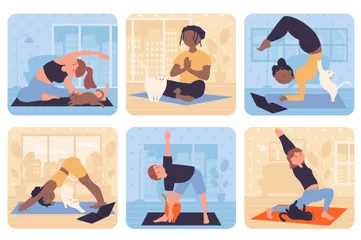 Yoga Illustration Pack