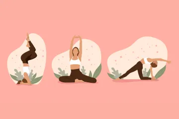 Yoga Illustration Pack