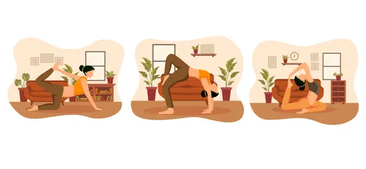 Yoga Illustration Pack