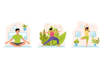 Yoga Illustration Pack