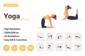 Yoga Illustration Pack