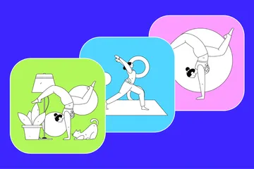 Yoga Illustration Pack