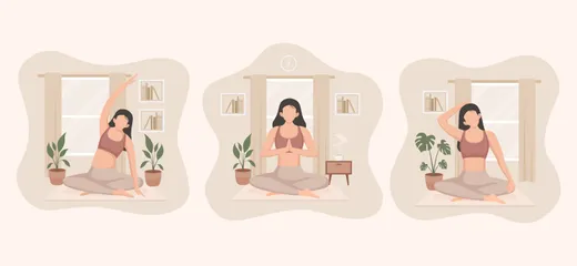 Yoga Illustration Pack