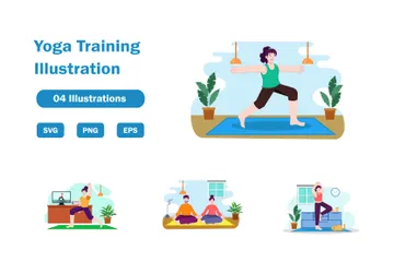 Yoga Training Illustration Pack