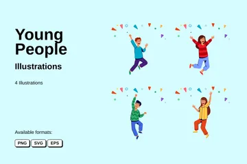 Young People Illustration Pack