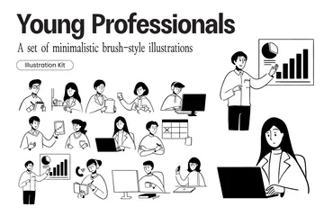 Young Professionals Illustration Pack