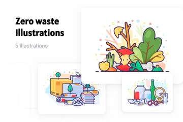 Zero Waste Illustration Pack