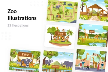 Zoo Illustration Pack