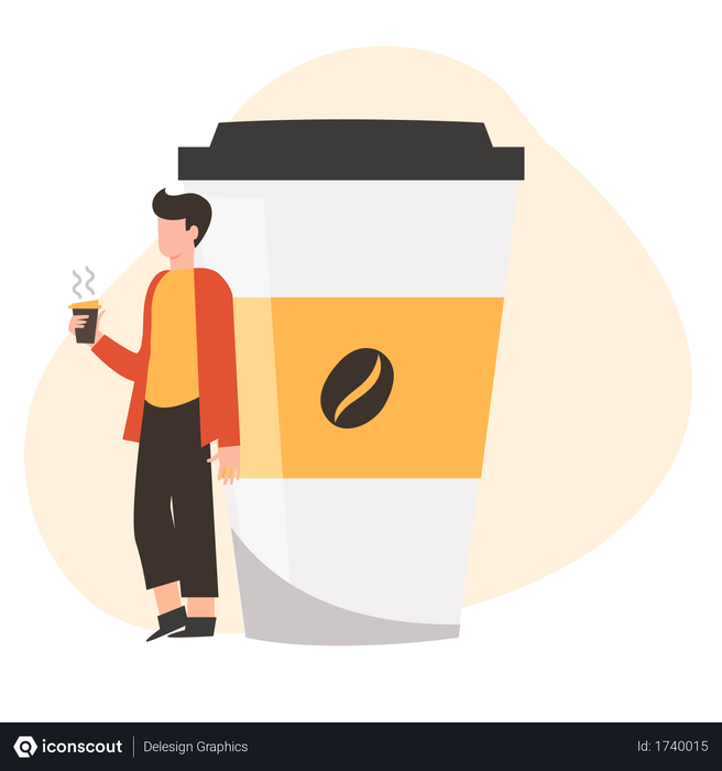 Best Free Coffee Break Illustration Download In Png Vector Format