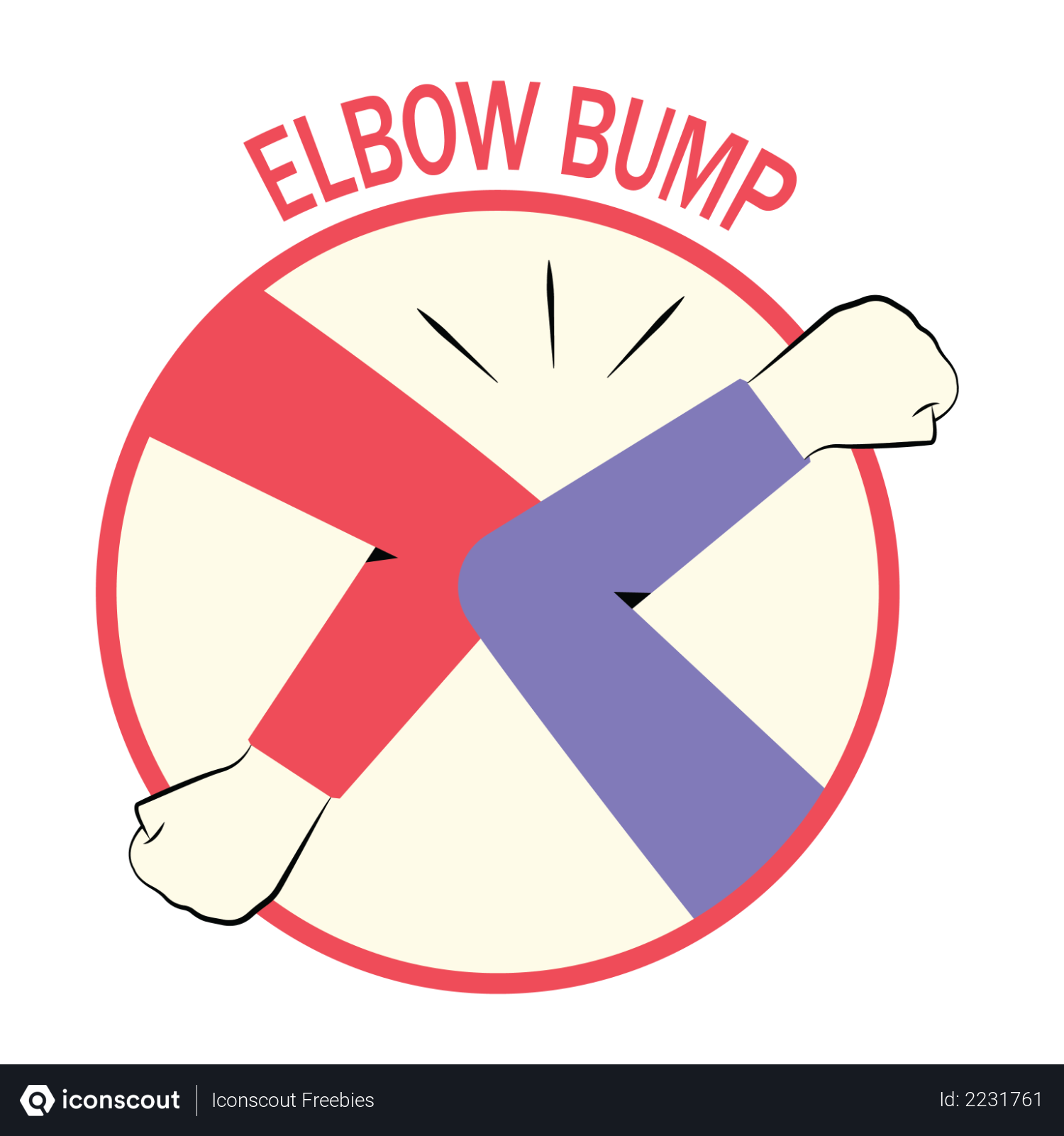 Best Free Elbow Bump Illustration Download In PNG Vector Format   Elbow Bump 2691899 2231761 