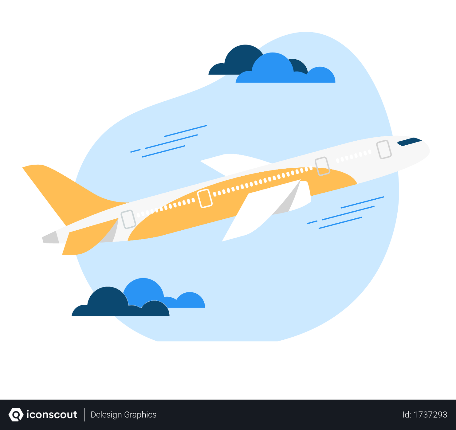 Best Free Flight Illustration download in PNG & Vector format