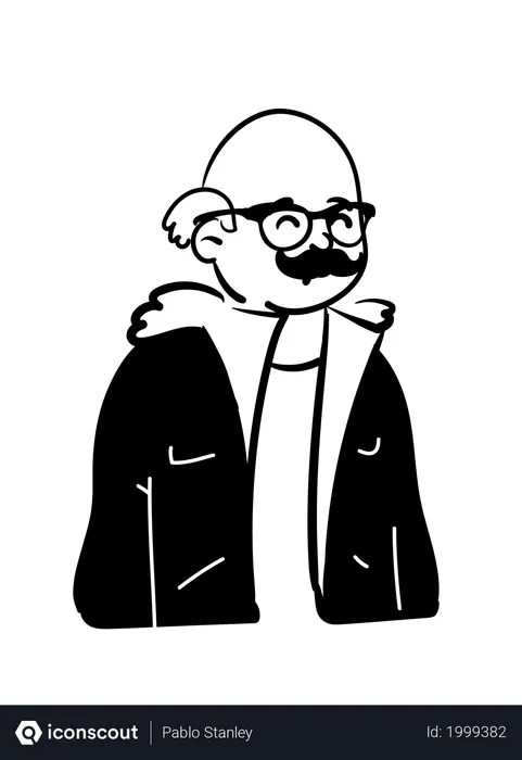 Free Bald man  Illustration