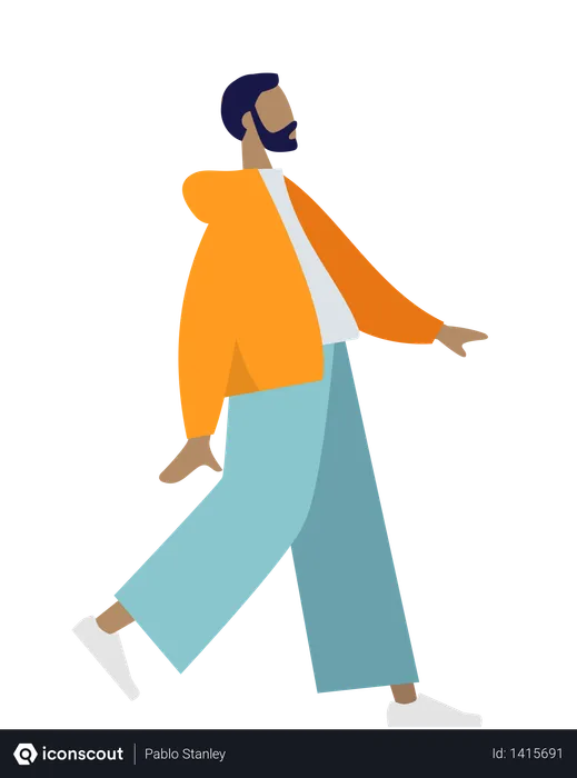 Free Beard man  Illustration