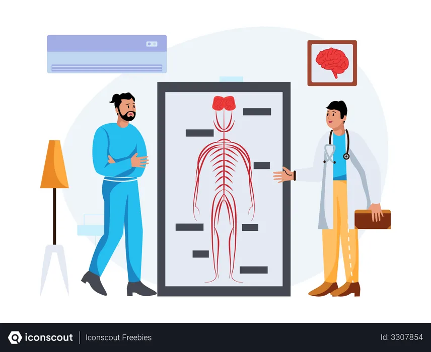 Free Body checkup  Illustration