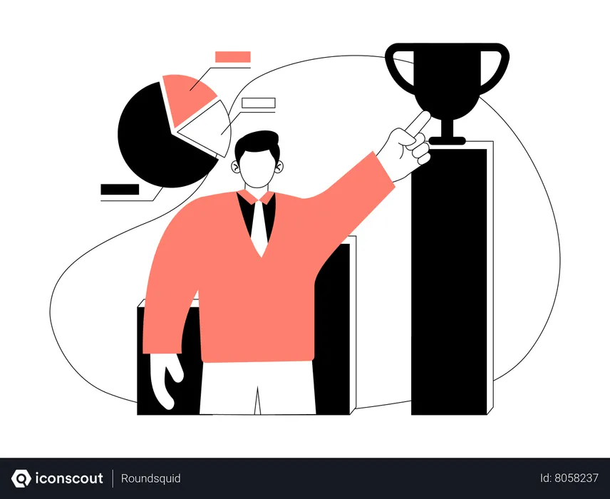 Free Business Award  Illustration