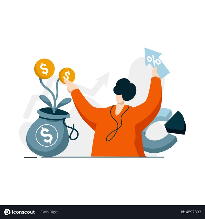Free Business investment  Illustration