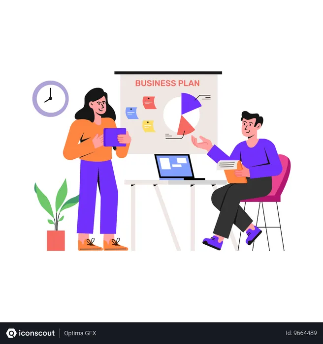 Free Business Planning  Illustration