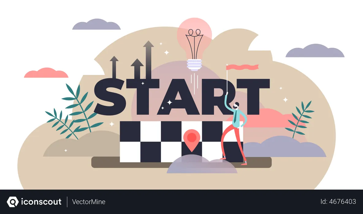 Free Business Startup  Illustration