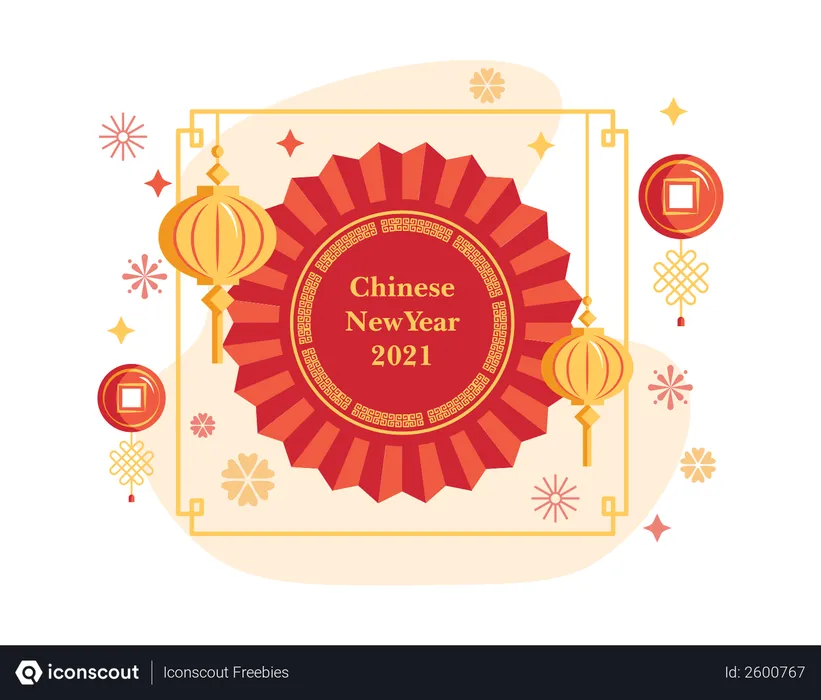 Free Chinese New Year 2021  Illustration