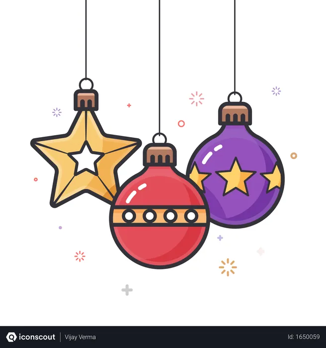 Free Christmas decoration  Illustration
