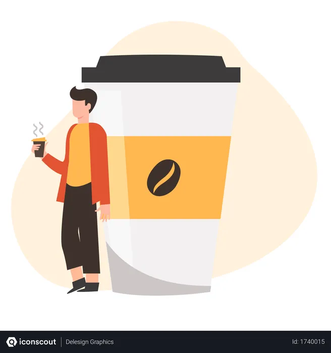 Free Coffee break  Illustration