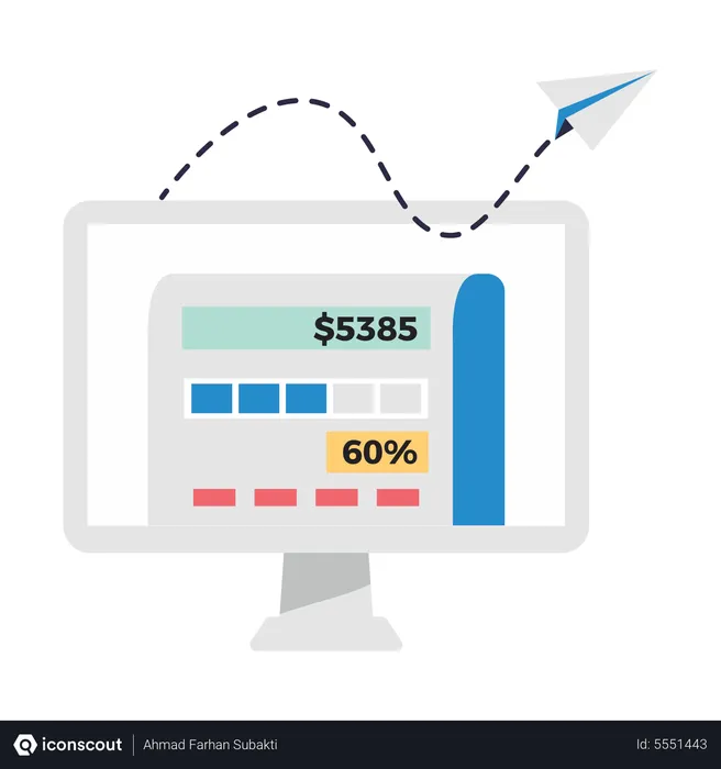 Free Crowdfunding chart  Illustration