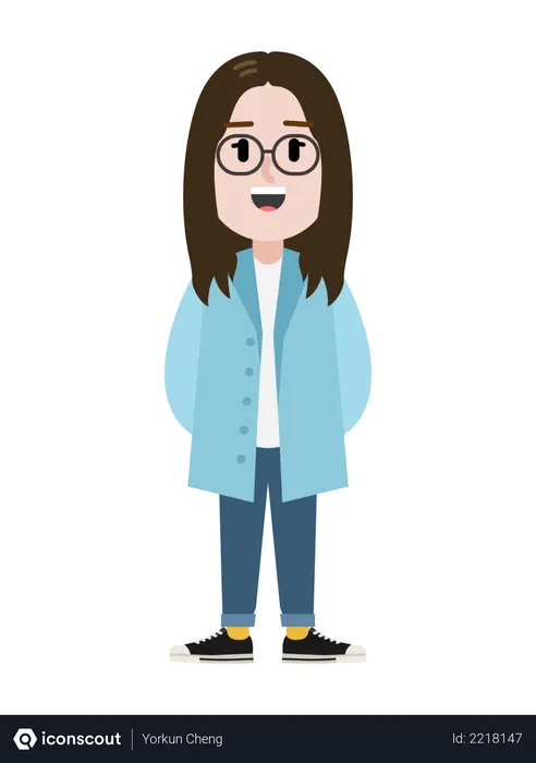 Free Dame enseignante  Illustration