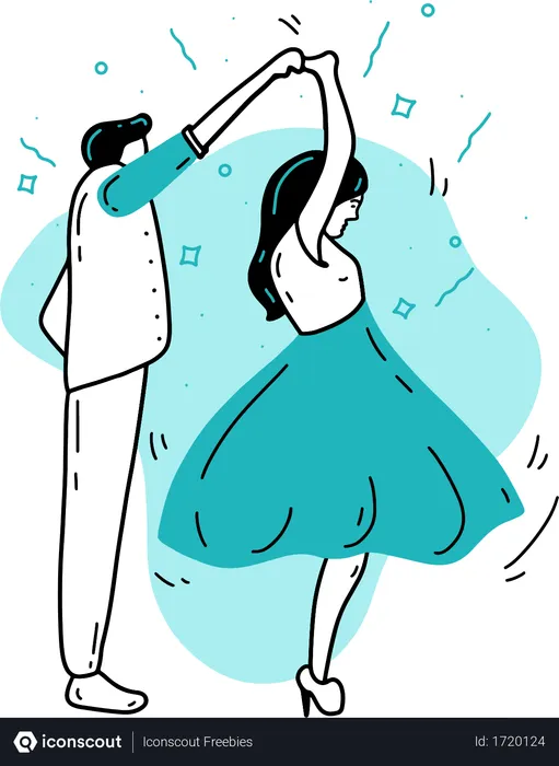 Free Dancing  Illustration