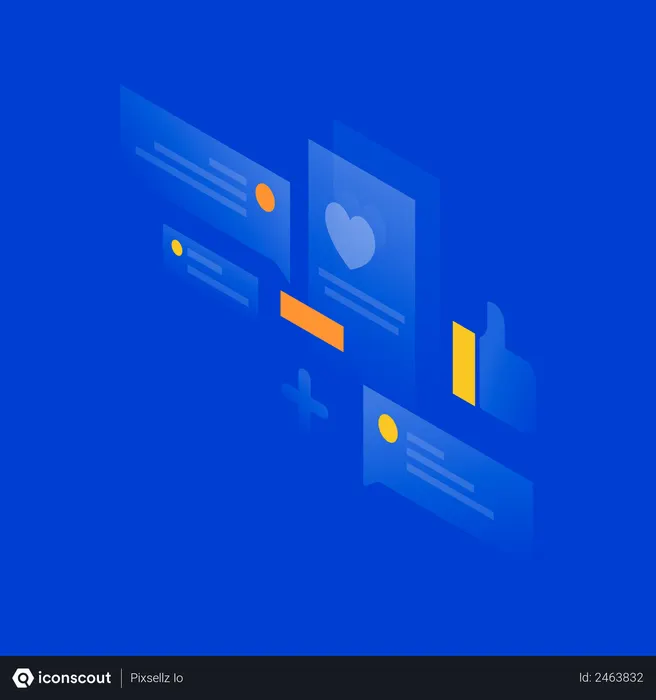 Free Digital marketing  Illustration