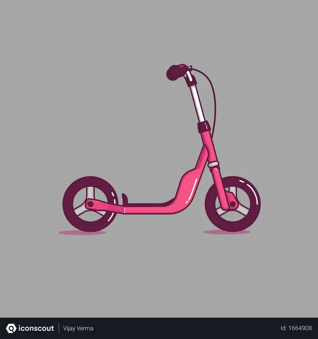 Free E Scooter  Illustration