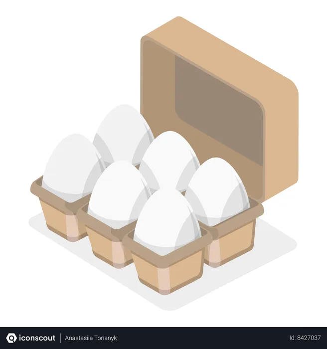 Free Egg tray  Illustration