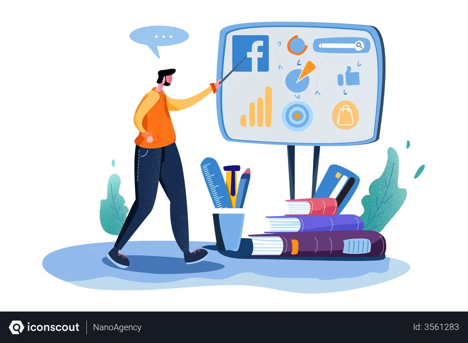 Free Facebook advertisement tutorial  Illustration