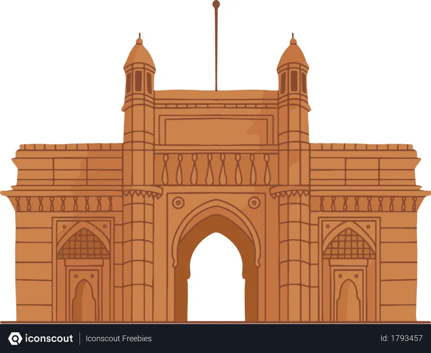 Free Gateway Of India  Illustration