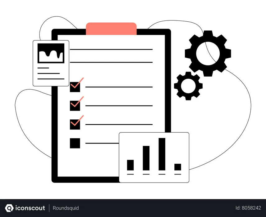 Free Gestion des tâches  Illustration