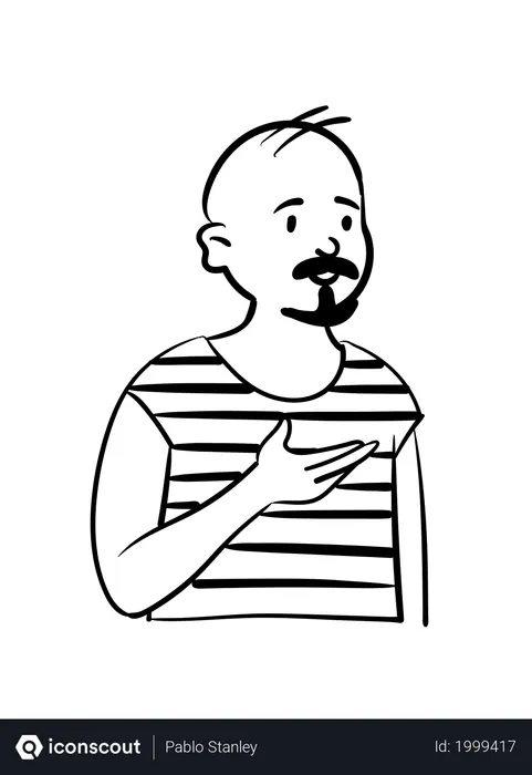Free Glatzkopf  Illustration