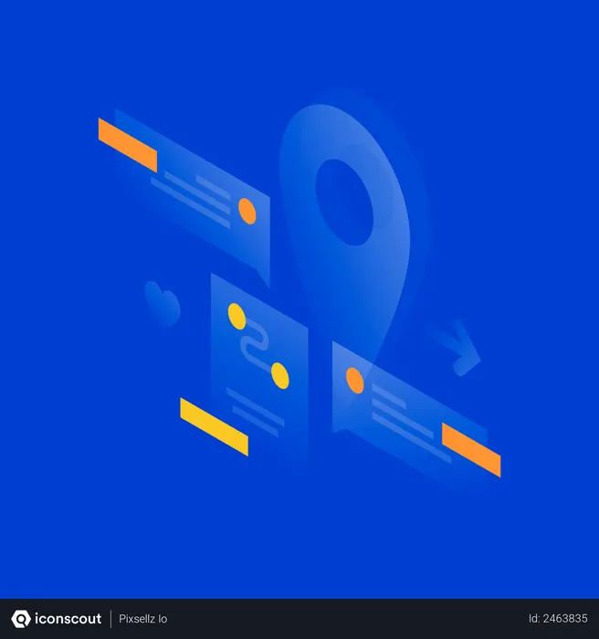 Free GPS Location  Illustration