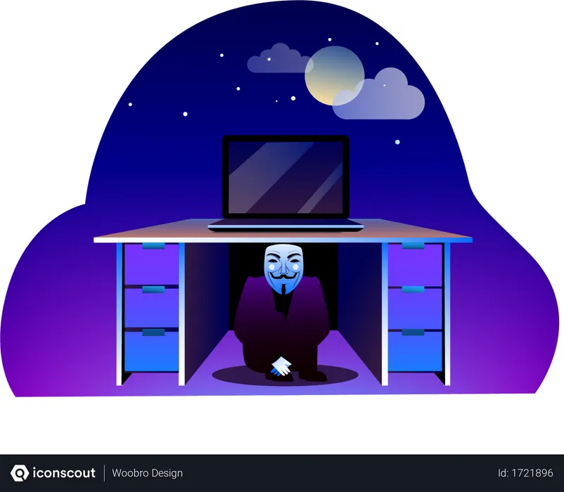 Free Hacker  Illustration