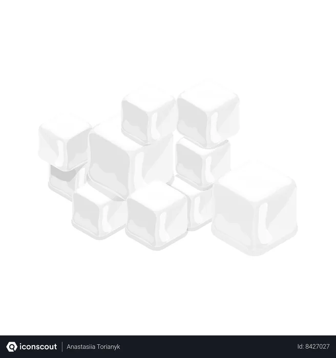 Free Ice cubes  Illustration