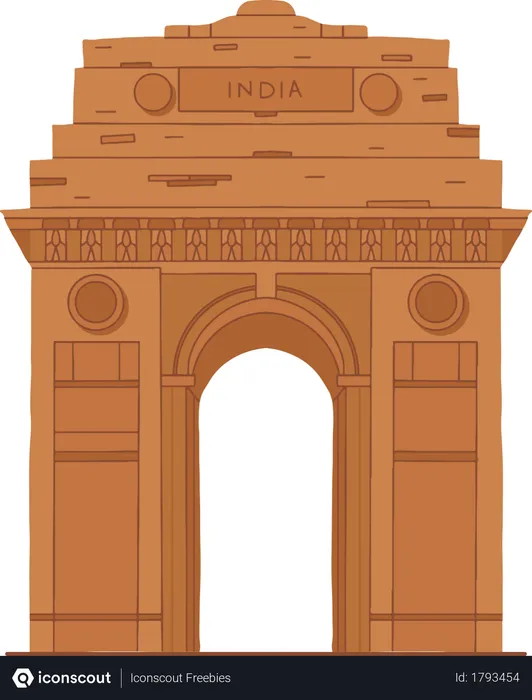 Free Portão da Índia  Ilustração