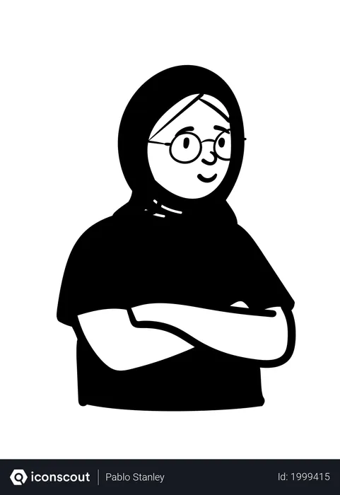 Free Islamic girl  Illustration
