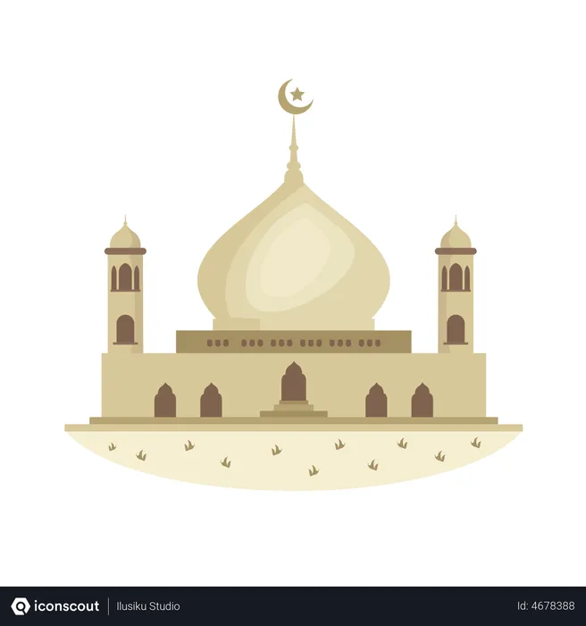 Free Islamic mosque  Illustration